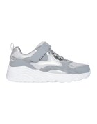 Skechers Спортни обувки Uno Lite от еко кожа с велкро - Светло сив/Бял