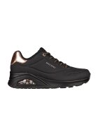 Skechers Спортни обувки Uno Shimmer Away от еко кожа - Черен/Розово златисто