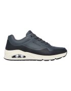 Skechers Спортни обувки Uno-Timeline от еко кожа с перфорации - Въглен сиво