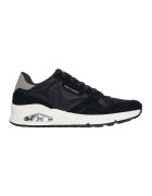 Skechers Спортни обувки Uno Vintage от еко кожа - Черен/Tъмносив