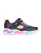 Skechers Спортни обувки Wavy Beams с LED светлини - Черен/Виолетов/Розово