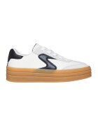 Skechers Спортни обувки Zinger Lift със синтетика и велур - Черен/Бял/Карамел