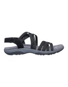 Skechers Текстилни сандали Reggae Slim с каишки с велкро - Черен
