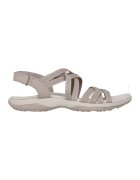 Skechers Текстилни сандали Reggae Slim с каишки с велкро - Светло кафяво