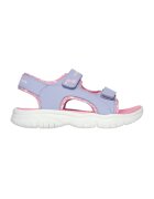 Skechers Текстилни сандали с велкро Лавандула