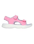 Skechers Текстилни сандали с велкро Розово