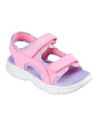 Skechers Текстилни сандали с велкро Розово