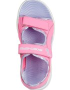 Skechers Текстилни сандали с велкро Розово