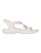 Skechers Текстилни сандали Slip-Ins Reggae Slim - Крем