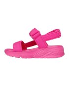 Skechers Текстилни сандали Uno Lite с велкро Яркорозово