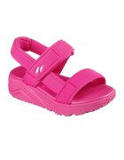 Skechers Текстилни сандали Uno Lite с велкро Яркорозово