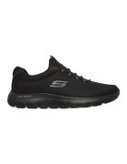 Skechers Текстилни спорни обувки Corlen с нисък профил - Черен