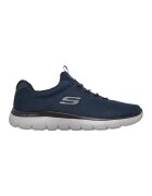 Skechers Текстилни спорни обувки Corlen с нисък профил - Тъмносин