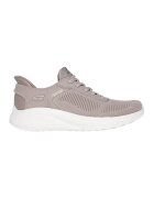 Skechers Текстилни спортни обувки BOBS Slip-ins™ с лесно обуване - Сиво-кафяв