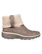 Skechers Удобни дамски ботуши - бежови