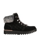Skechers Велурени боти Mountain Kiss - Frontier Frenzy - Черен/Сив