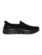 Skechers Велурени спортни обувки Go Walk Flex- Rue тип Slip-Ins - Черен