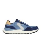 Skechers Велурени спортни обувки с мрежести зони - Светлосин/Син