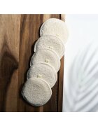 So Eco Комплект от 5 нежни екологични подложки за почистване на лице за многократна употреба