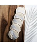 So Eco Комплект от 5 нежни екологични подложки за почистване на лице за многократна употреба