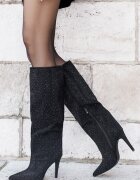 SOFILINE Черни ботуши със стрази 72527A 110 18944