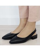 SOFILINE Черни изрязани обувки от естествена кожа B-BY6943-1 03 12284