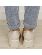 SOFILINE Лачени бежови мокасини тип лоуфъри MO-6 01 19340 Бежов
