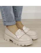 SOFILINE Лачени бежови мокасини тип лоуфъри MO-6 01 19340 Бежов