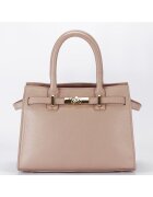SOFILINE Средна чанта от естествена кожа 1727 122 - Розово - 20x27x13