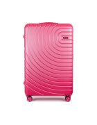 Solier Куфар 4 двойни колела с въртене на 360° Розов M 56L AVENTOR 1064 CORAL 24'