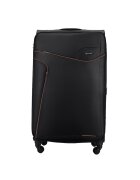 Solier Куфар STL1651 55L ABS M черен/кафяв