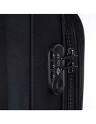 Solier Куфар STL1651 55L ABS M черен/кафяв