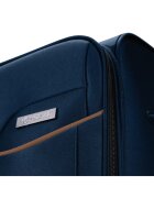 Solier Куфар STL1651 70L ABS L тъмносин/кафяв