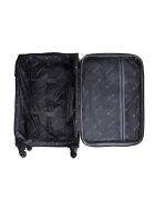 Solier Luggage Куфар с колелца Solier STL1651 Капацитет L 70L черен / червен