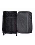 Solier Luggage Куфар Solier STL1651 Капацитет M черно зелен