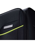 Solier Luggage Куфар Solier STL1651 Капацитет M черно зелен