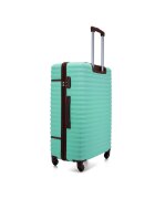 Solier Luggage Куфар Solier STL957 55L ABS Капацитет M Мента
