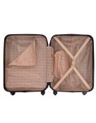 Solier Luggage Куфар STL902 38L ABS Капацитет S Черен