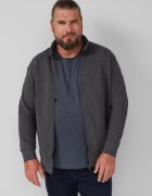 sOliver Big Sizes Bluza de trening barbati big sizes - cu fermoar si croiala Regular Fit