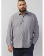 sOliver Big Sizes Camasa barbati big sizes - cu maneca lunga - Regular fit - Gri deschis - Tъмносив