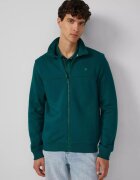 sOliver Bluza sport cu guler inalt si fermoar - Regular fit - Зелен