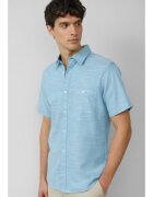 sOliver Мъжка риза с къс ръкав Slim Fit кройка и единичен джоб
