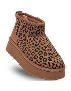 Soprani Couture Дамски боти SSW521P36/02 ROSY ANIMALS кафяви естествена кожа текстил