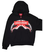 Sprayground Худи с цип и голямо лого - Червен/Черен