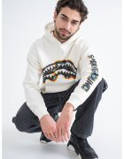 Sprayground Памучно худи с контрастно лого - Черен/Оранжев/Крем