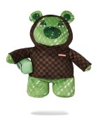 Sprayground Раница с форма на мече - Бял/Зелен