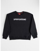Sprayground Суитшърт с лого - Бял/Черен