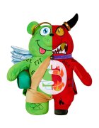 Sprayground Унисекс десенирана раница Make Moneybear - Червен/Зелен