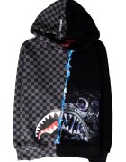 Sprayground Унисекс худи с десен - Черен/Сив/Син