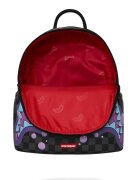 Sprayground Унисекс раница с 2 отделения Черен/Виолетов/Син